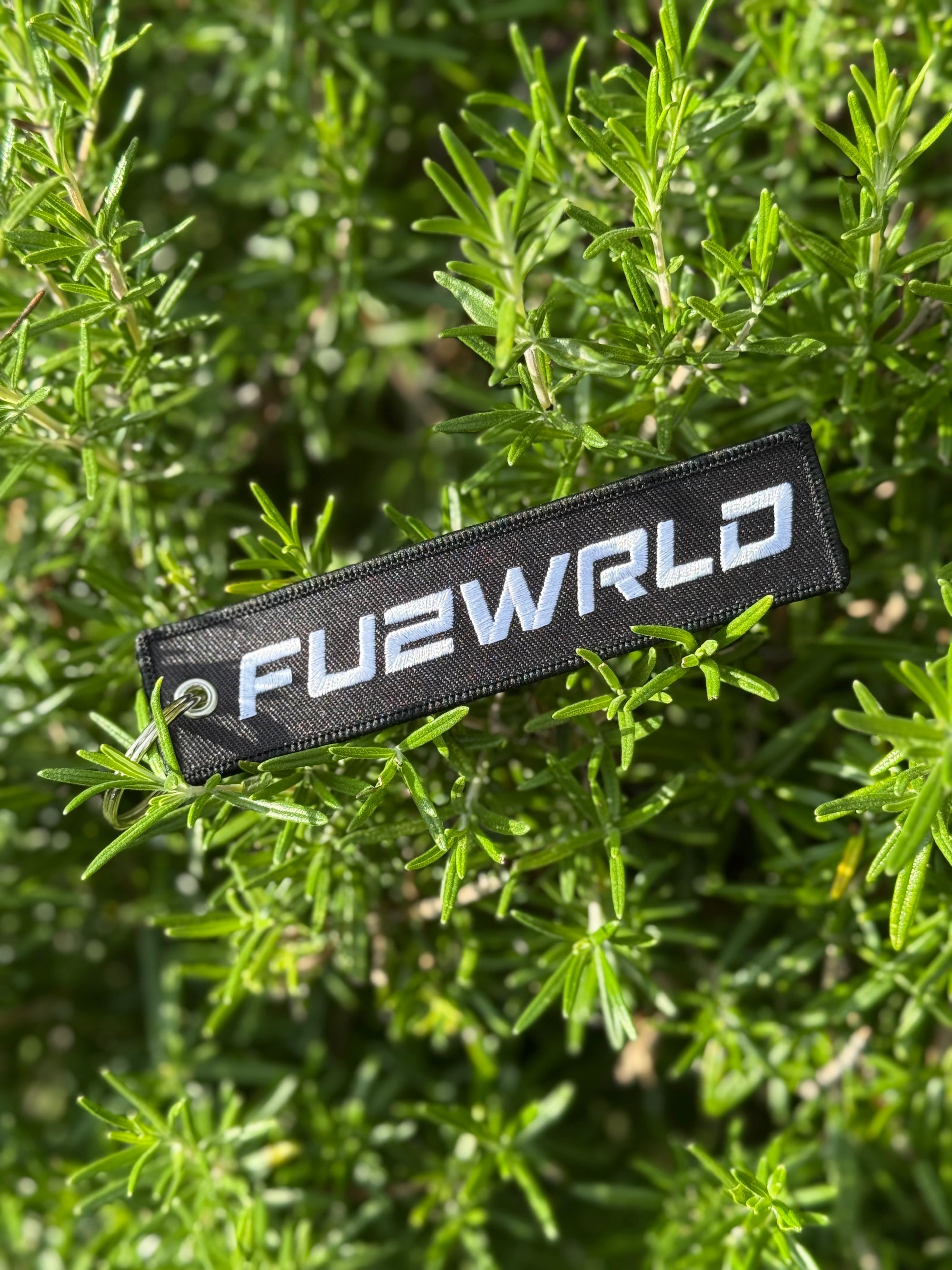 Flight Tag Key Chain - Black