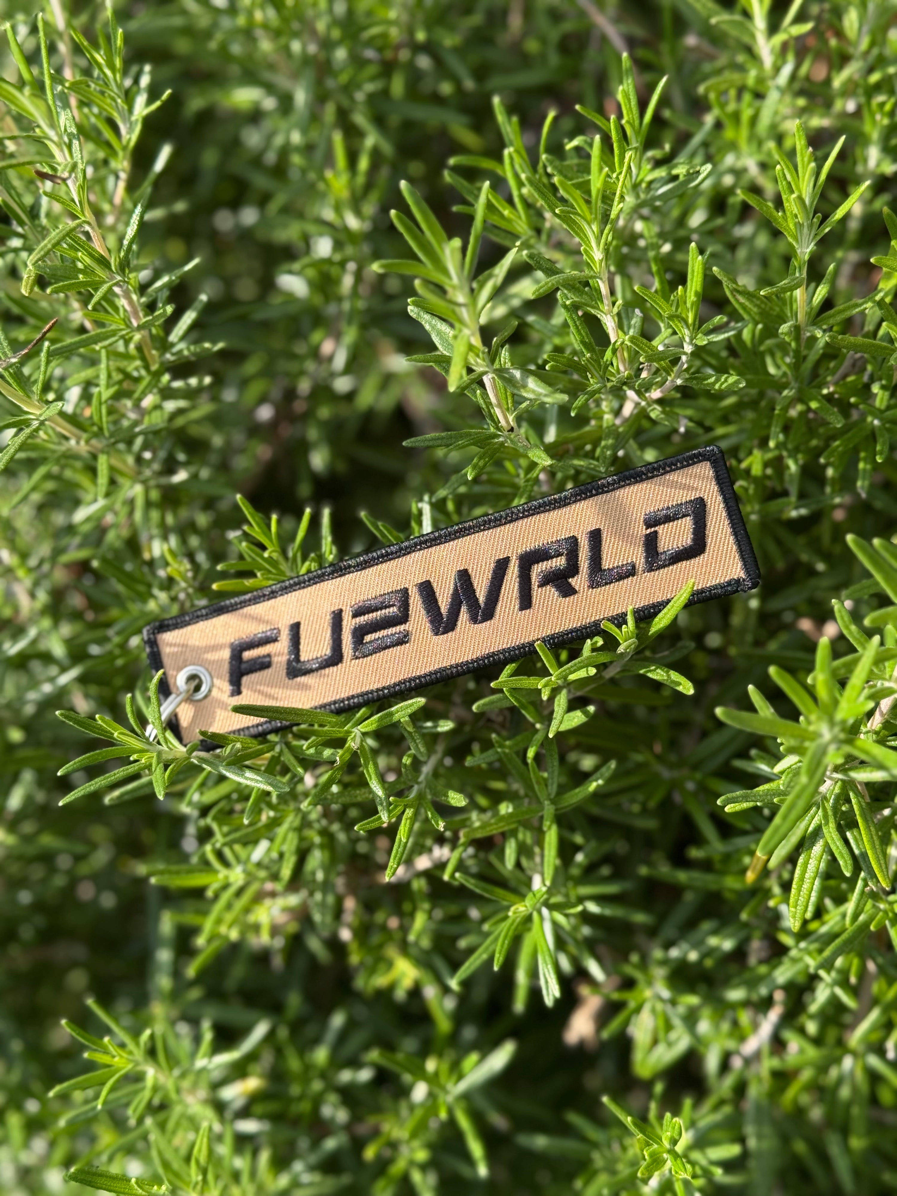 Flight Tag Key Chain - Tan