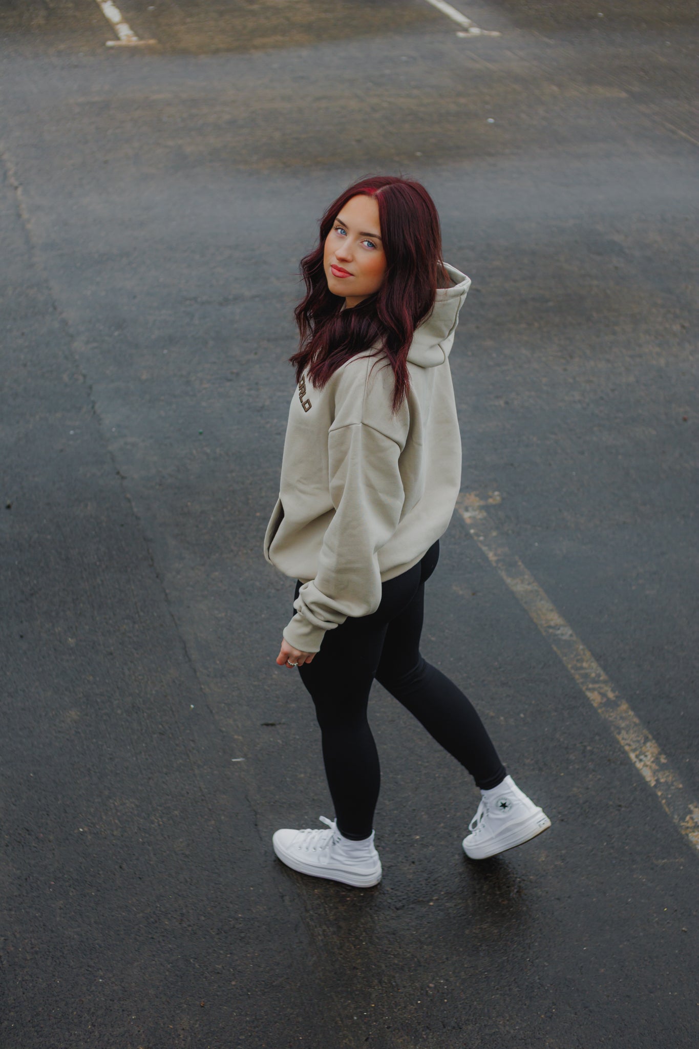 The Signature Hoodie - Beige