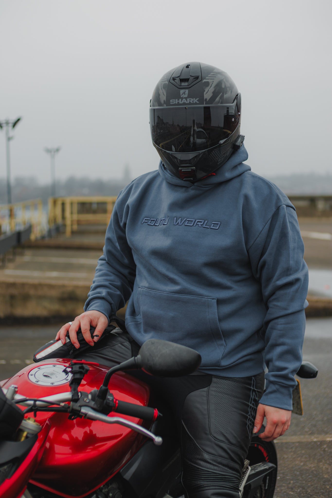 The Signature Hoodie - Rustic Blue