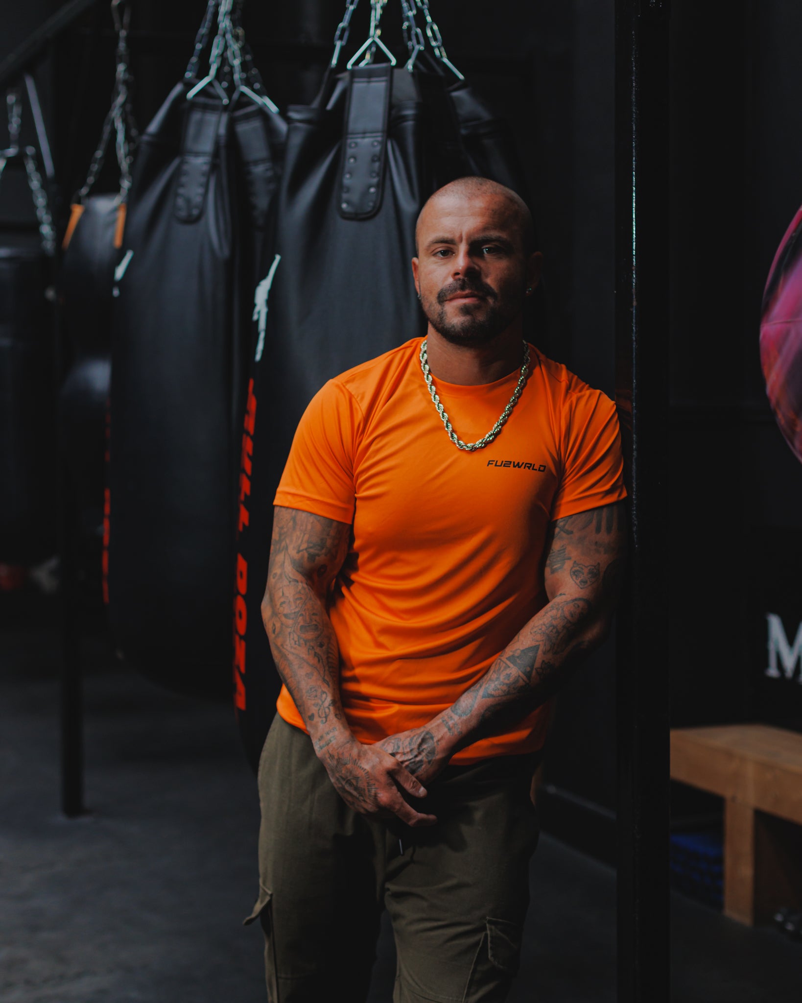 The Gym Tee - Orange