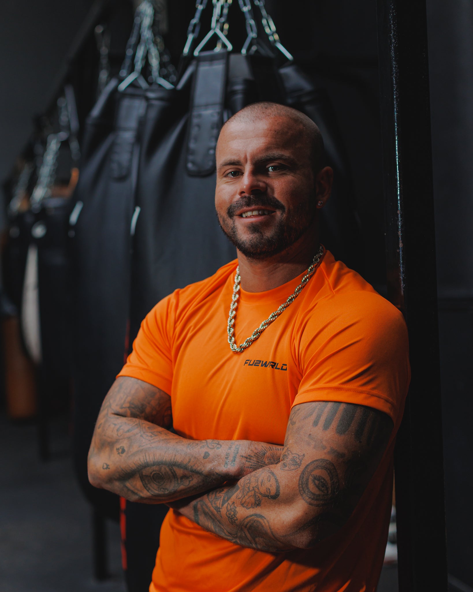 The Gym Tee - Orange