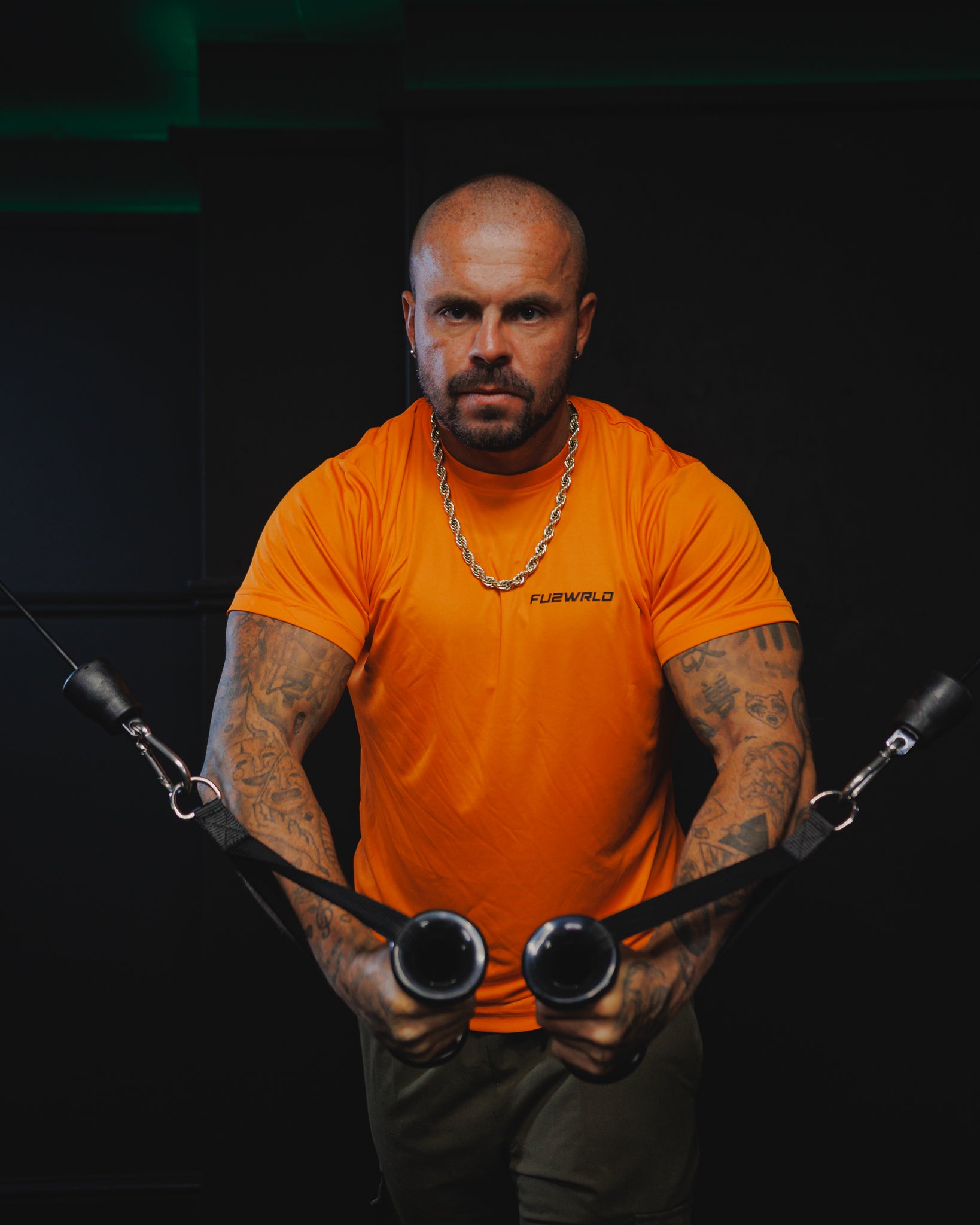 The Gym Tee - Orange