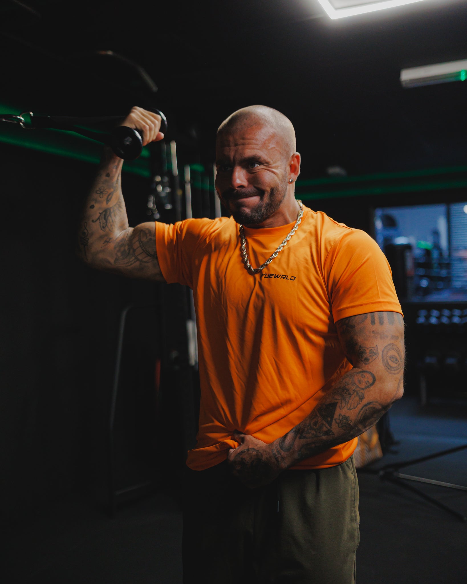 The Gym Tee - Orange